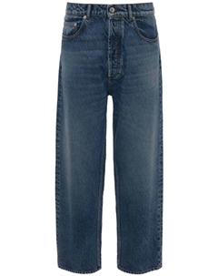 Укороченные джинсы прямого кроя, синий Jw anderson