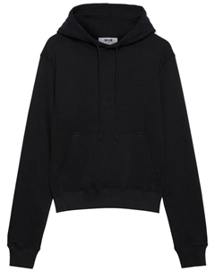 Худи с вышитым логотипом, черный Msgm