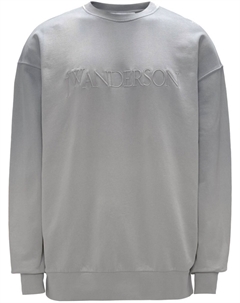 Толстовка с вышитым логотипом и эффектом градиента, серый Jw anderson