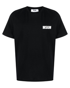 Футболка с логотипом, черный Msgm