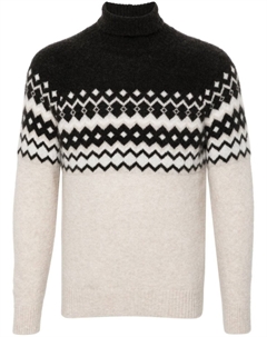 Свитер с высоким воротником, нейтральный цвет Eleventy