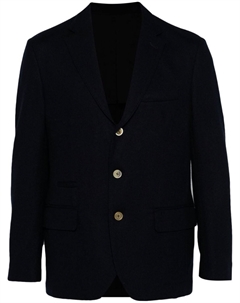 Фетровый пиджак, синий Eleventy