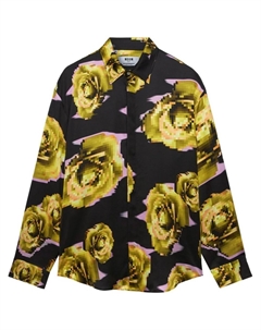 Рубашка с принтом, черный Msgm