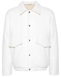 Пуховик из смесовой шерсти, белый Eleventy