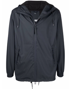 Куртка с капюшоном и кулиской, синий Rains