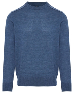 Шерстяной джемпер с нашивкой-логотипом, синий Paul & shark