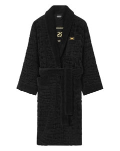 Халат с декором Medusa, черный Versace