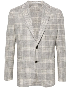 Клетчатый пиджак, серый Eleventy