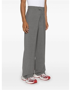 Брюки с нашивкой-логотипом, серый Msgm