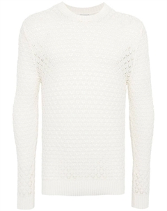 Джемпер рыхлой вязки, белый Eleventy