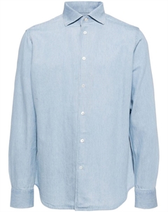 Джинсовая рубашка на пуговицах, синий Paul smith