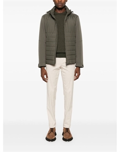 Пуховик с капюшоном, зеленый Paul & shark