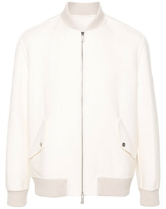 Фетровый бомбер, белый Eleventy