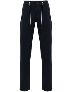 Зауженные брюки со складками, синий Eleventy