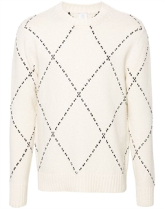 Свитер с узором, нейтральный цвет Eleventy