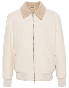 Шерстяной бомбер, нейтральный цвет Eleventy