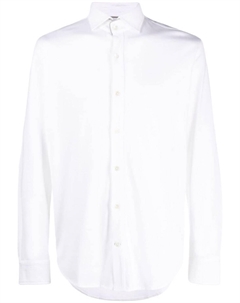 Рубашка с контрастной отделкой, белый Eleventy