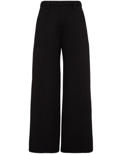 Широкие брюки средней посадки, черный Dsquared2