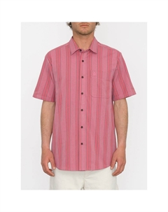 Рубашка с коротким рукавом Newbar Stripe, розовый Volcom