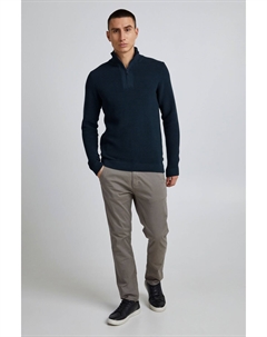 Пуловер Strickjacke, синий Solid