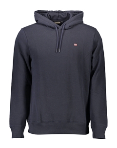 Синий хлопковый мужской свитер Napapijri