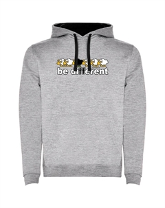 Худи Be Different Run Two-Colour, серый Kruskis