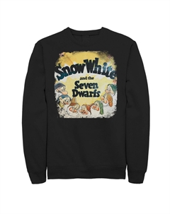 Мужской винтажный пуловер «Белоснежка и семь гномов» Licensed character