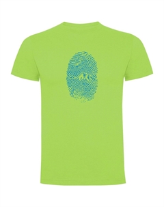 Футболка Mountain Fingerprint, зеленый Kruskis