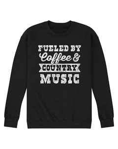 Мужской свитшот Fueled By Coffee Country Licensed character