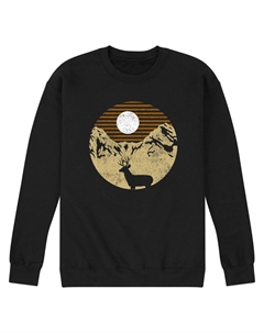 Мужской свитшот Deer Mountain Scene Licensed character