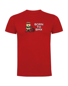 Футболка Born To BMX, красный Kruskis