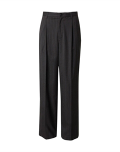 Тканевые брюки Loose fit Pleat-Front Pants Uno, цвет anthracite/light grey Weekday