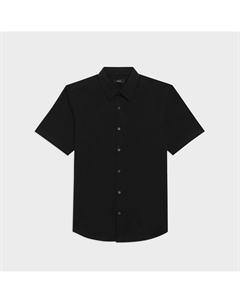 Рубашка с короткими рукавами Irving из структурного трикотажа Theory