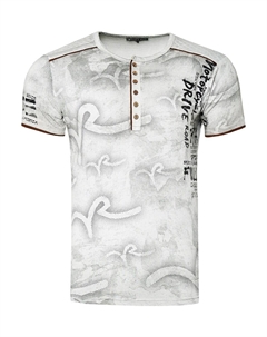 Классическая футболка Shirt, серый Rusty neal