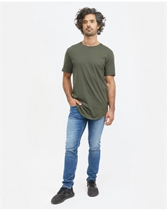 Мужские джинсы узкого кроя с эффектом потертости, синий Only & sons