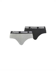 Боксеры  BASIC BRIEF 2P, цвет 691 - dark grey melange/black Puma