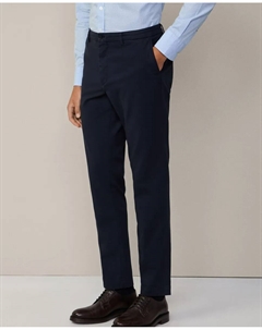 Мужские чиносы узкого кроя, окрашенные в готовом виде, темно-синий Hackett