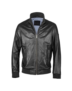 Кожаная куртка Lederjacke BUGIACOMO, черный Bugatti