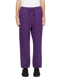 Спортивные штаны с фиолетовым логотипом спереди Y-3