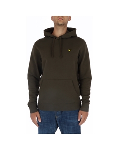 Толстовка мужская с капюшоном и карманом, коричневый Lyle & scott