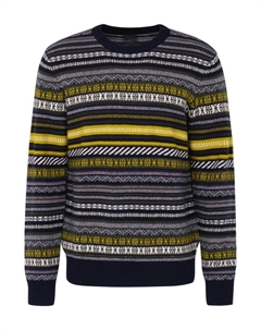 Пуловер Rundhals, оливковый Bugatti