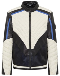 Кожаная куртка Bikerjacke Depian, цвет Schwarz/Mehrfarbig Carlo colucci