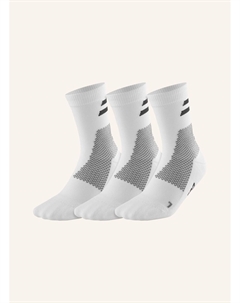 Спортивные носки 3 pack training midcut с компрессией, белый Cep