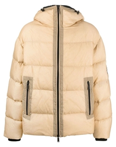 Пуховик с нашивкой-логотипом, серый Dsquared2