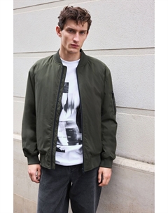 Стеганая куртка бомбер ma1, зеленый Next