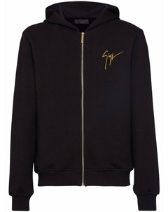 Худи LR-17 с вышитым логотипом, черный Giuseppe zanotti