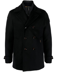 Двубортный бушлат, синий Moorer