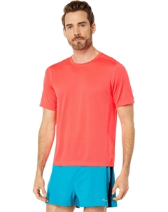 Рубашка Stopwatch Short Sleeve, цвет Vizi Red Saucony