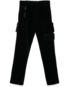 Вельветовые брюки карго, черный Aspesi