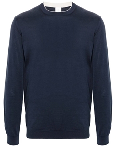 Свитер тонкой вязки, синий Eleventy